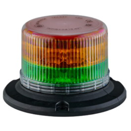 LAP Electrical LXB050AG 3 Bolt 12/24v Amber/Green LED Beacon PN: LXB050AG